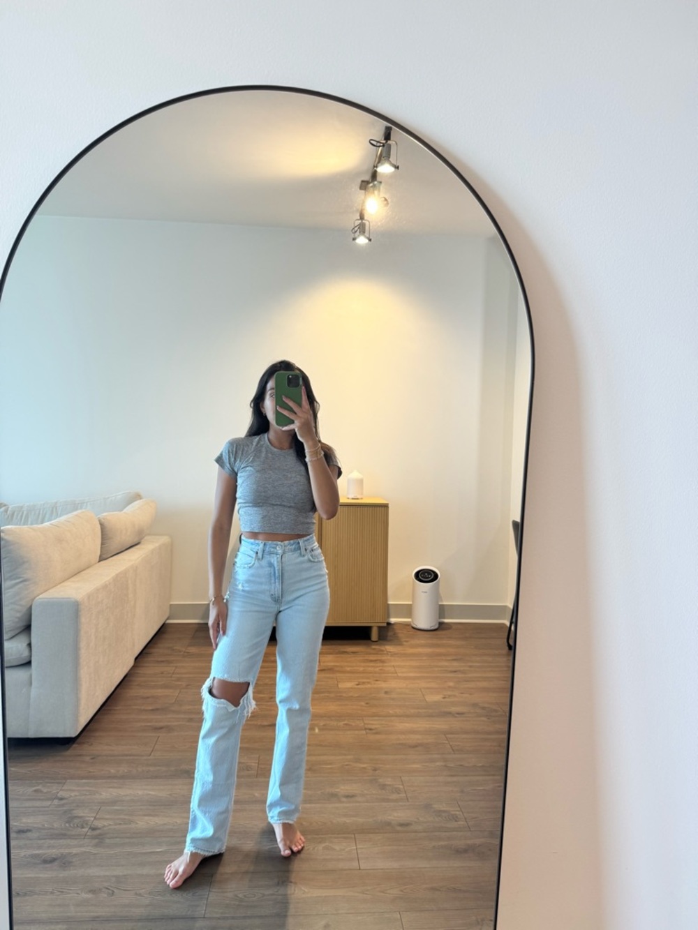 Abercrombie & Fitch Light Blue Straight Leg Jeans